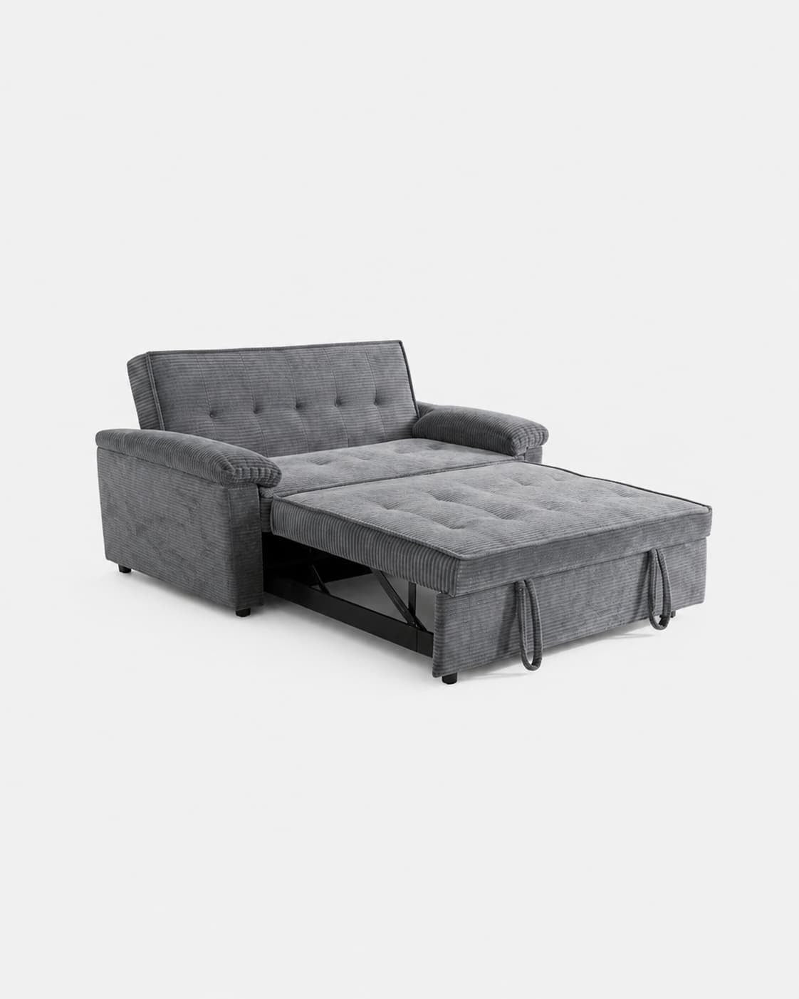 Neil Compact Sofa Bed Love Seat - Grey