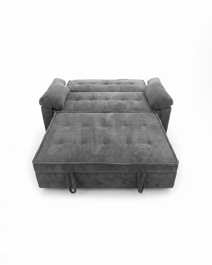 Neil Compact Sofa Bed Love Seat - Grey