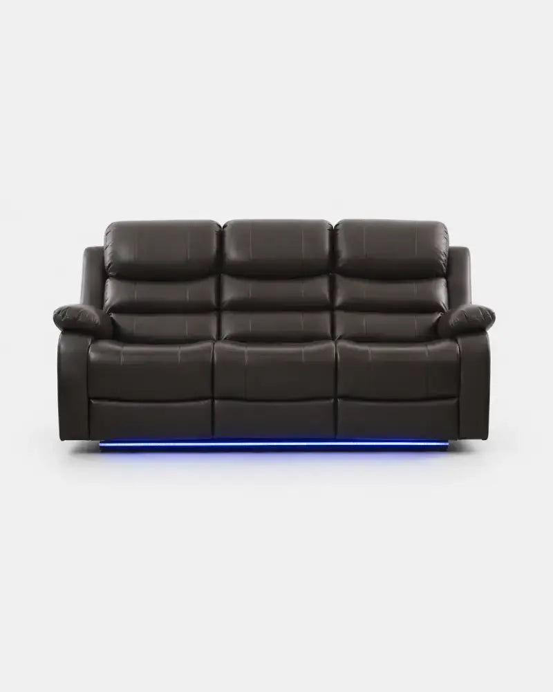 Monaco Power Recliner Set -  Chocolate Brown